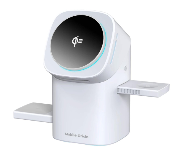 Mobile Origin 3in1 Wireless Charging Qi2 Station PW11 white - 1363033 - zdjęcie